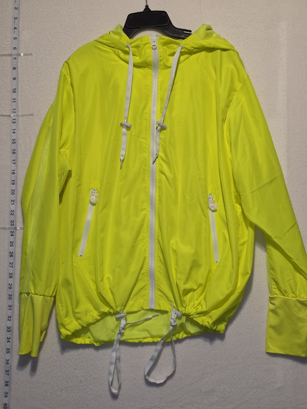 ZYIA Neon Yellow Windbreaker Jacket